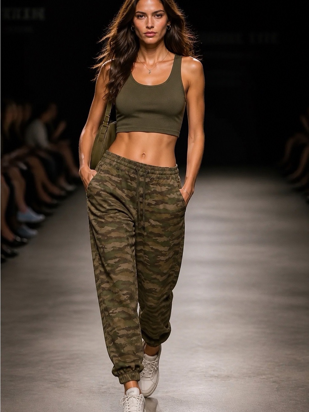 Levi's Woman’s Camouflage Straight Leg Jogger Pants